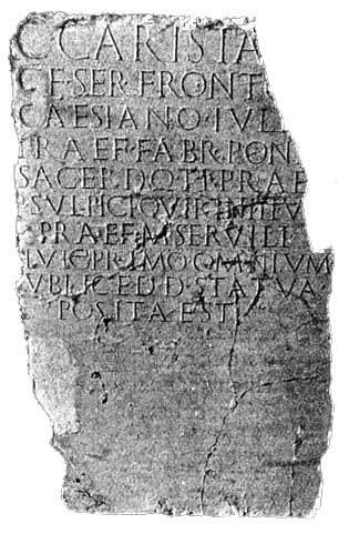 First Antiochene inscription, JRS 3 p. 255